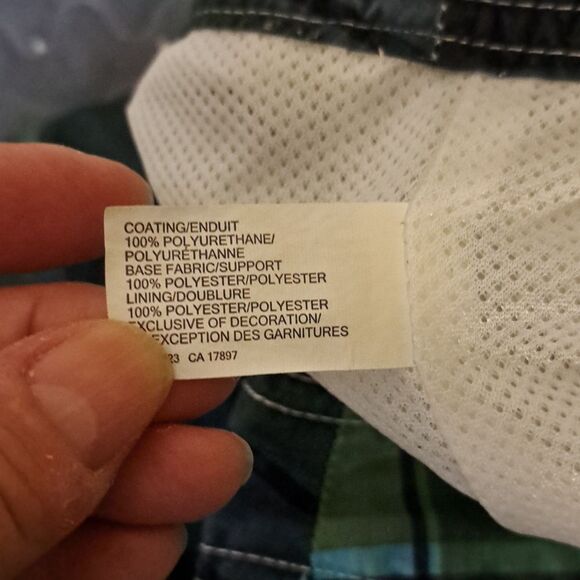 GAP Men's Green Plaid Swim Shorts size XL - Picture 5 of 7